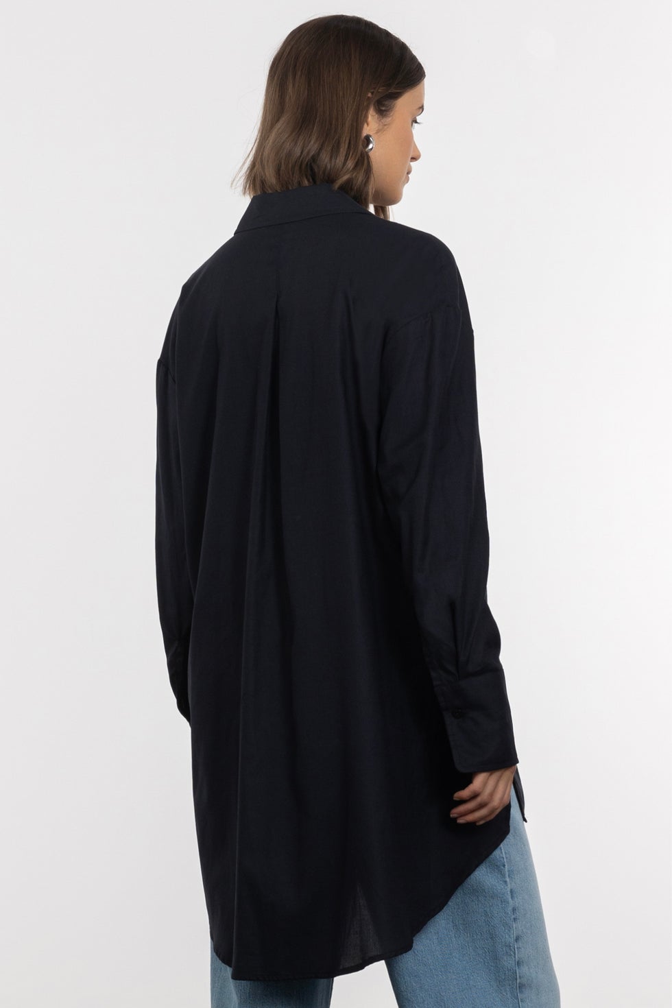 Madrid Oversized Shirt in Blue