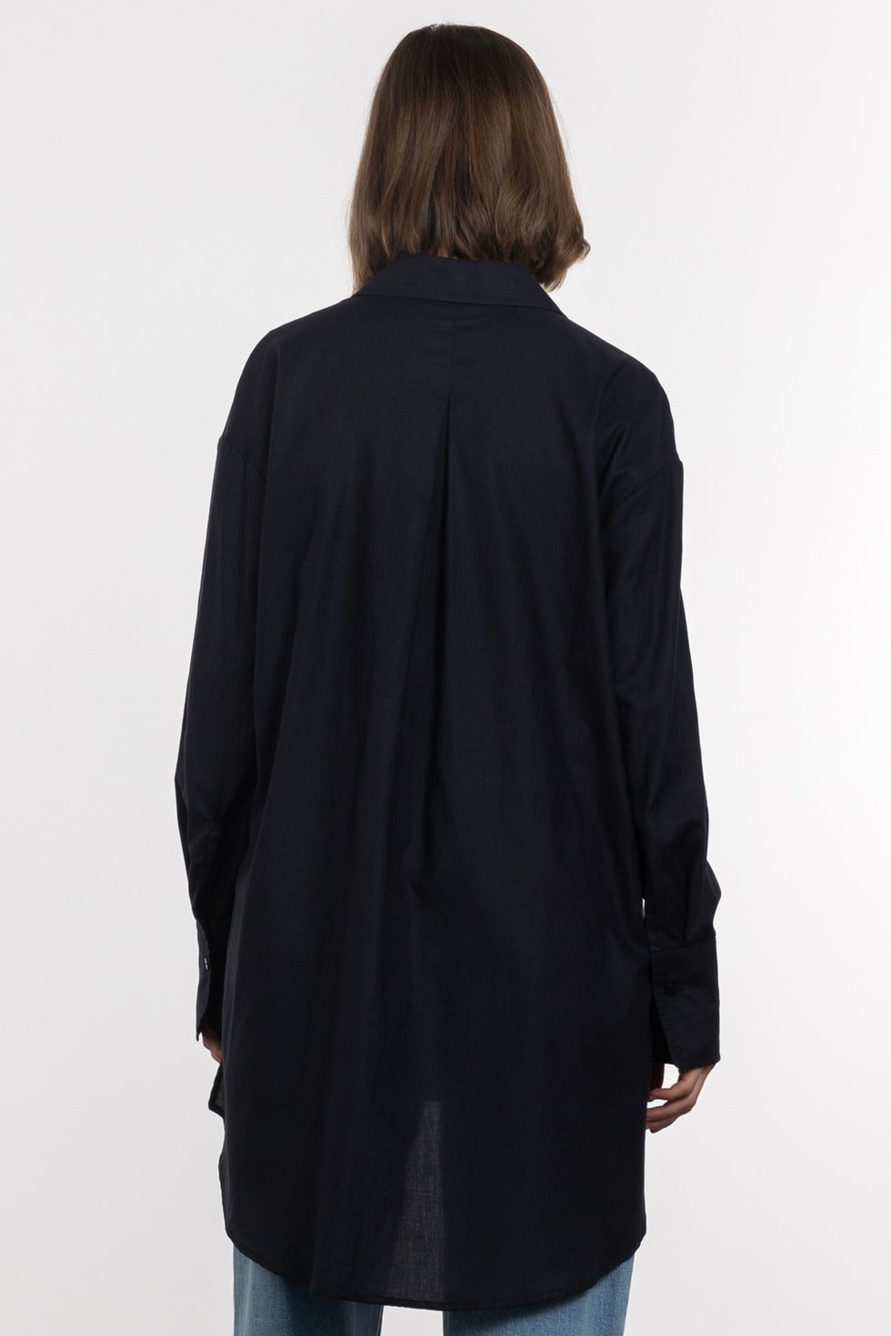 Madrid Oversized Shirt in Blue