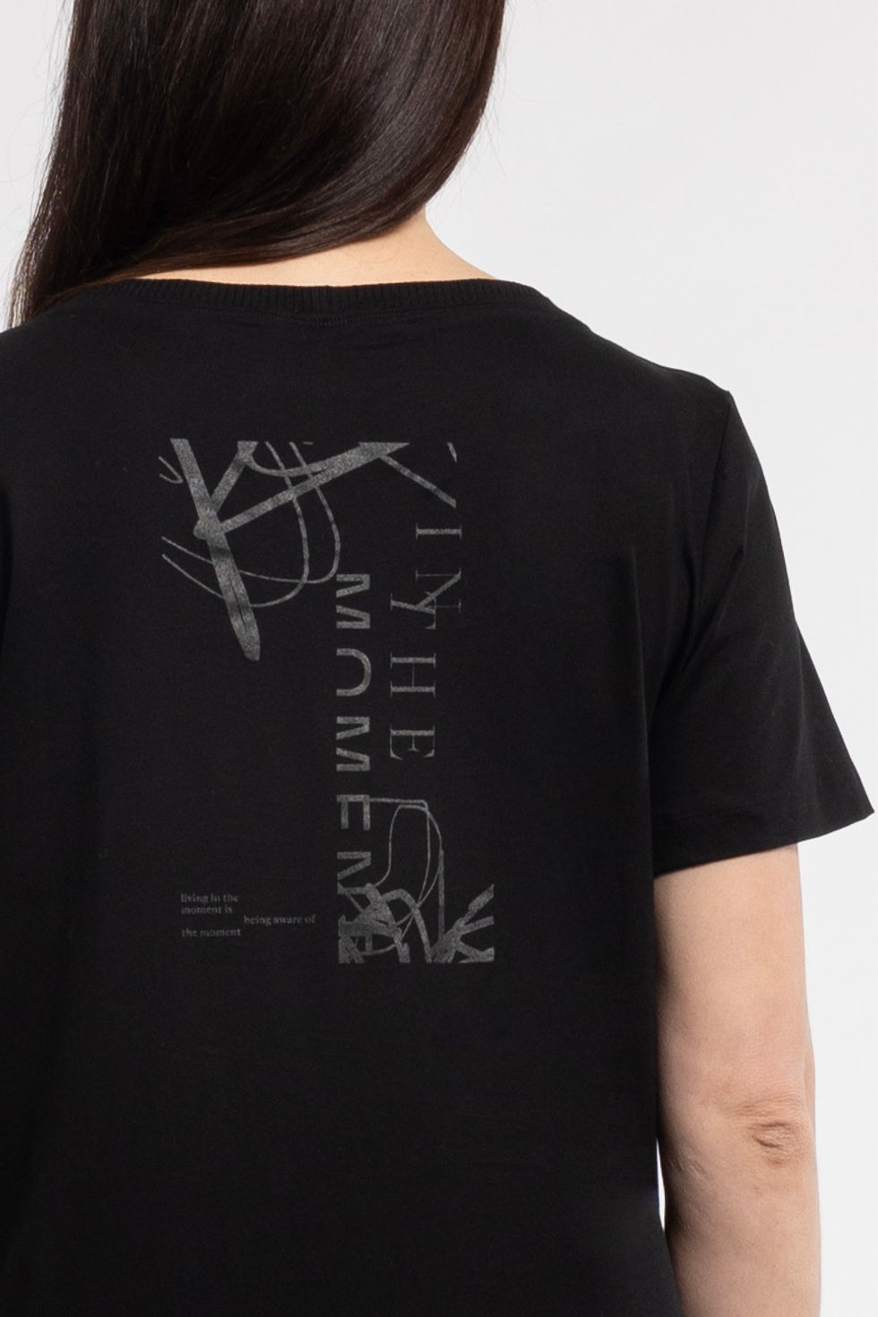 Mana Tee-shirt Dress in Black