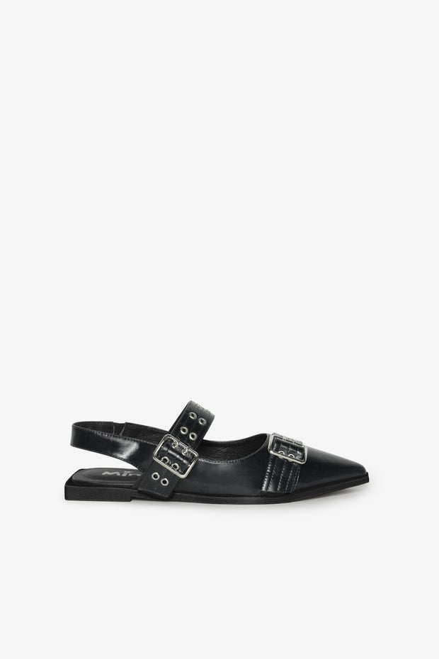 Mor Slingback Sandal in Black