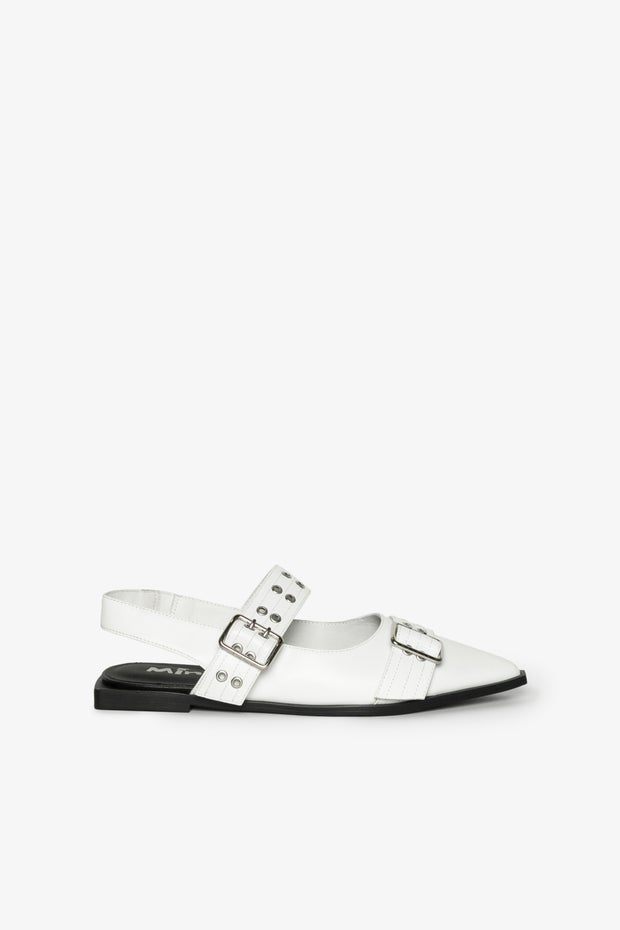 Mor Slingback Sandal in White