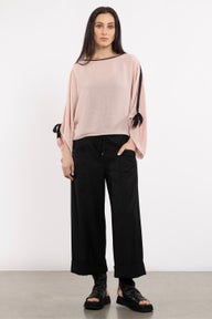 Otis Cropped Pant in Black