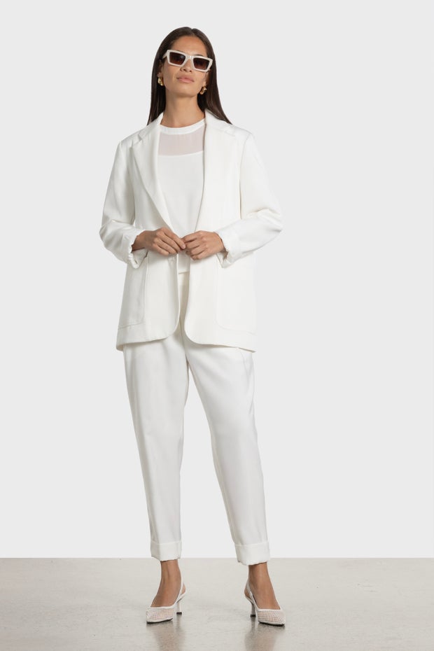 Paloma Lined Jacket in White