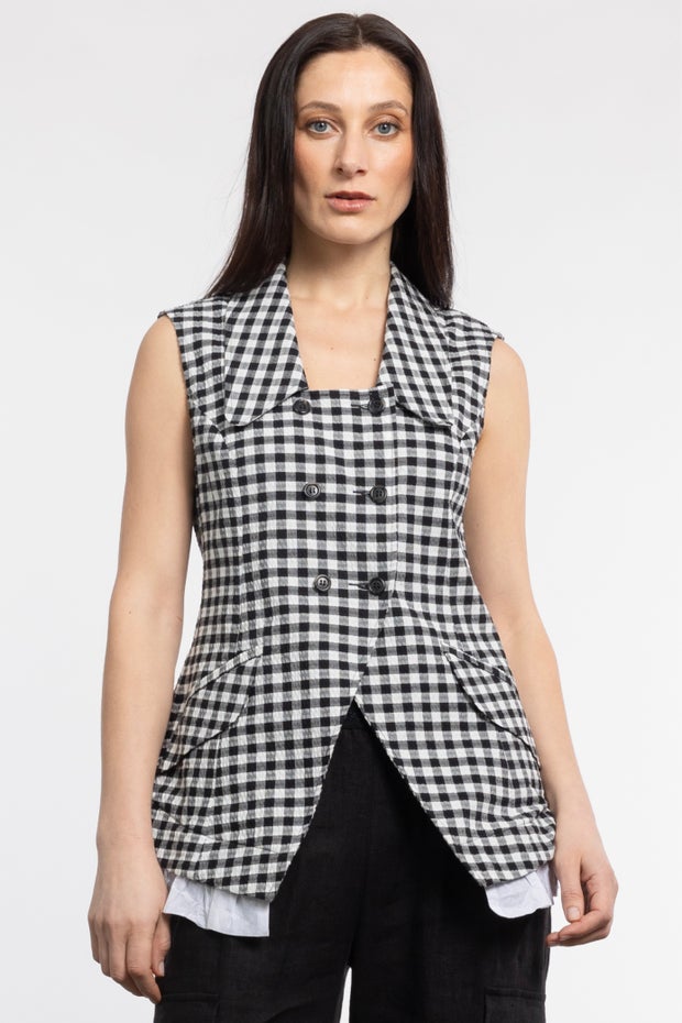 Paris Waistcoat in Check