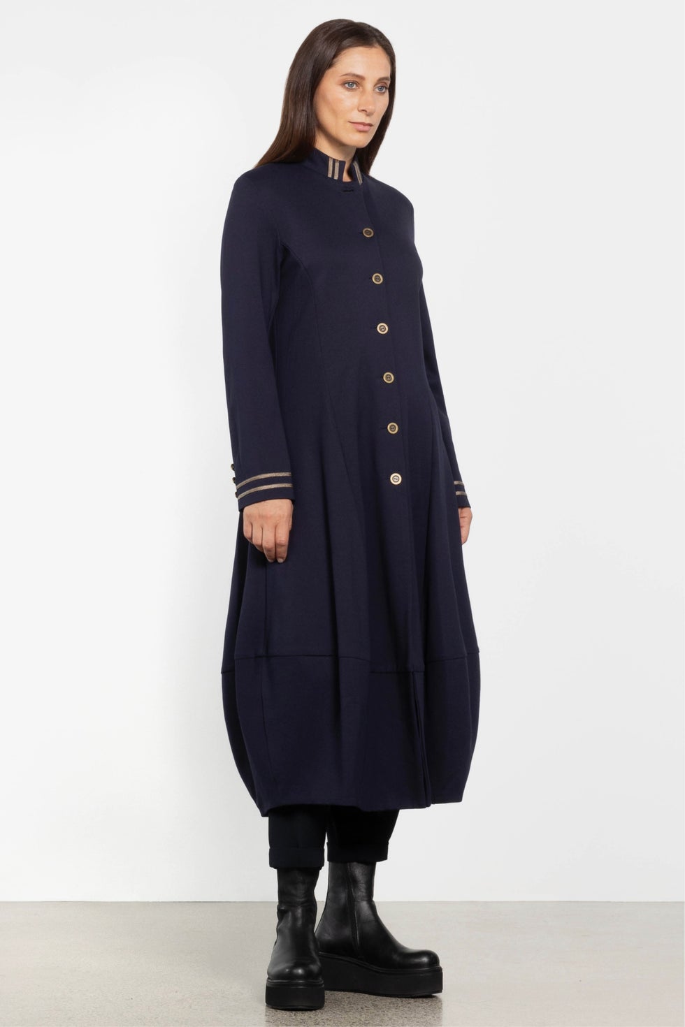 Picasso Coat in Blue