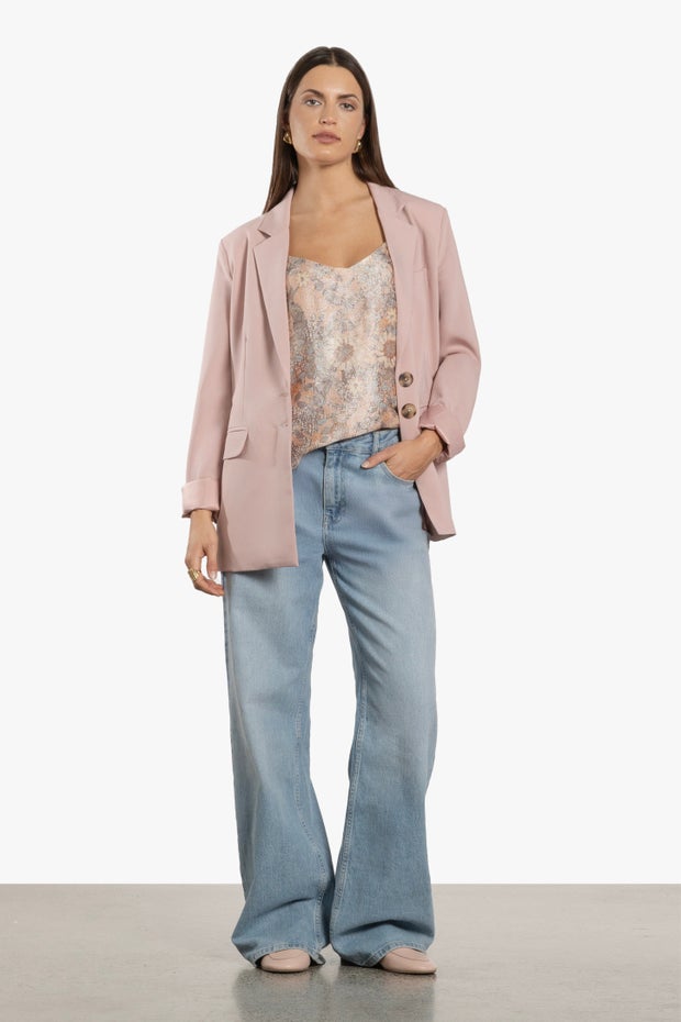 Prima Floral Jacquard Cami in Print