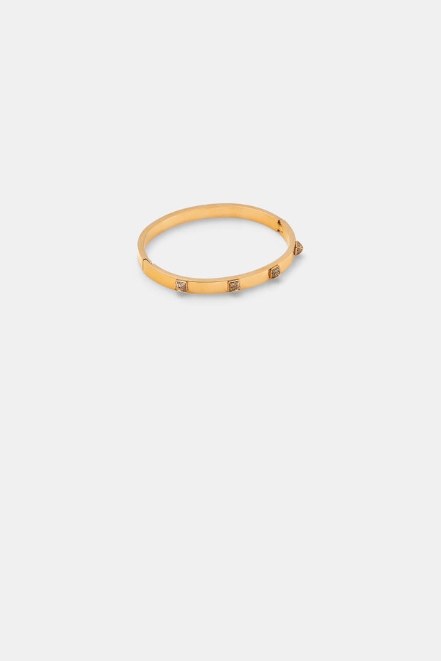 Prism Bangle in Metallic
