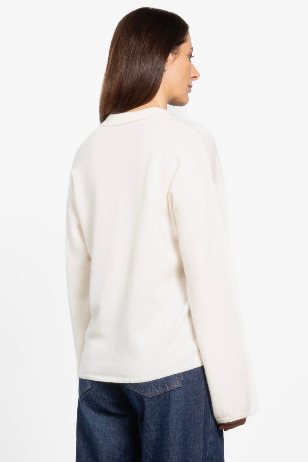 Ralph Cashmere Jumper in White