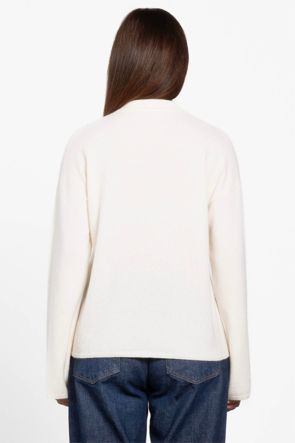 Ralph Cashmere Jumper in White