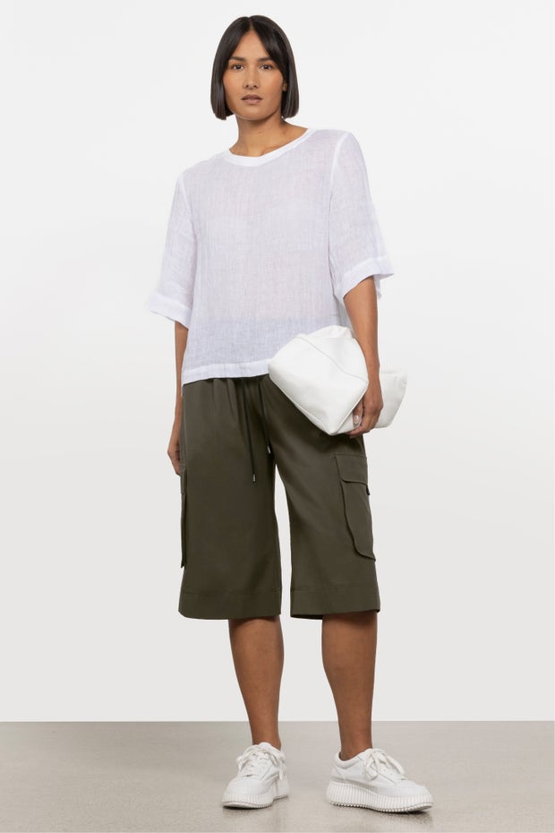 Razzle Knee-length Baggy Short in Green
