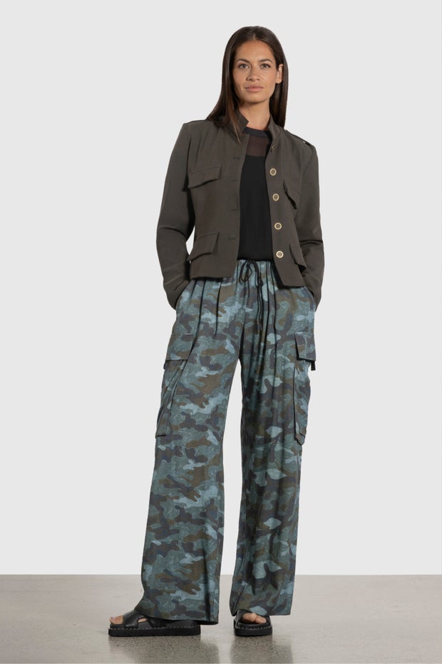Reflex Lined Jacket in Green