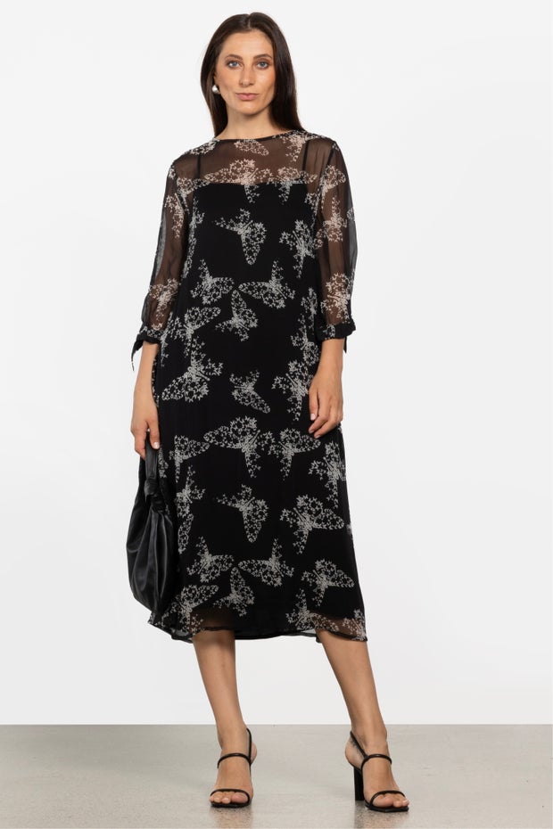 Saint Silk Dress in Print