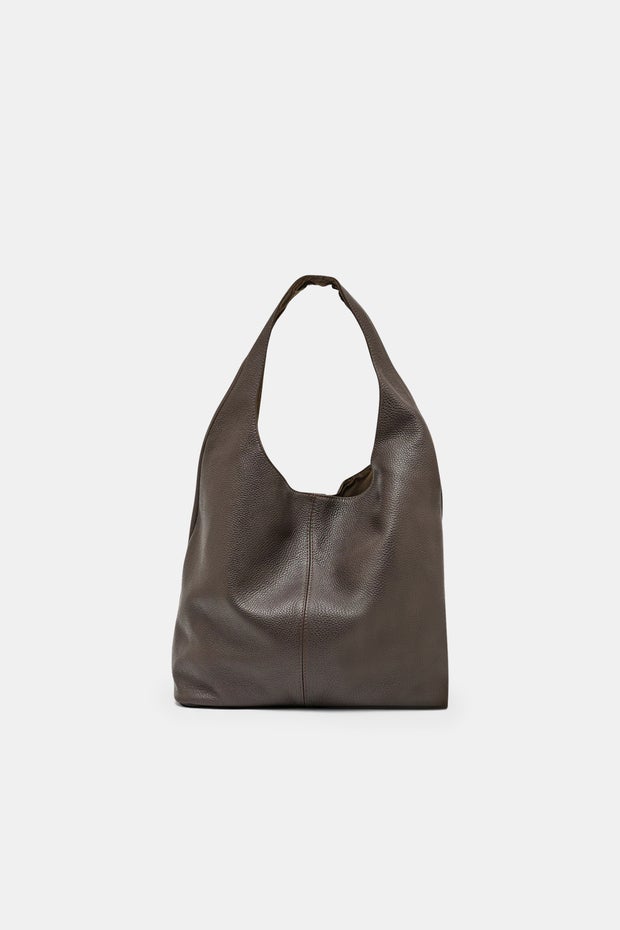 Scarlett Hobo Shoulder Bag in Brown