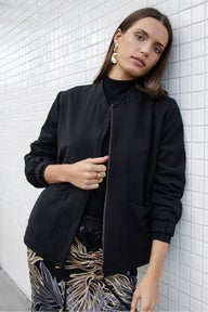 Simone Bomber Jacket in Black