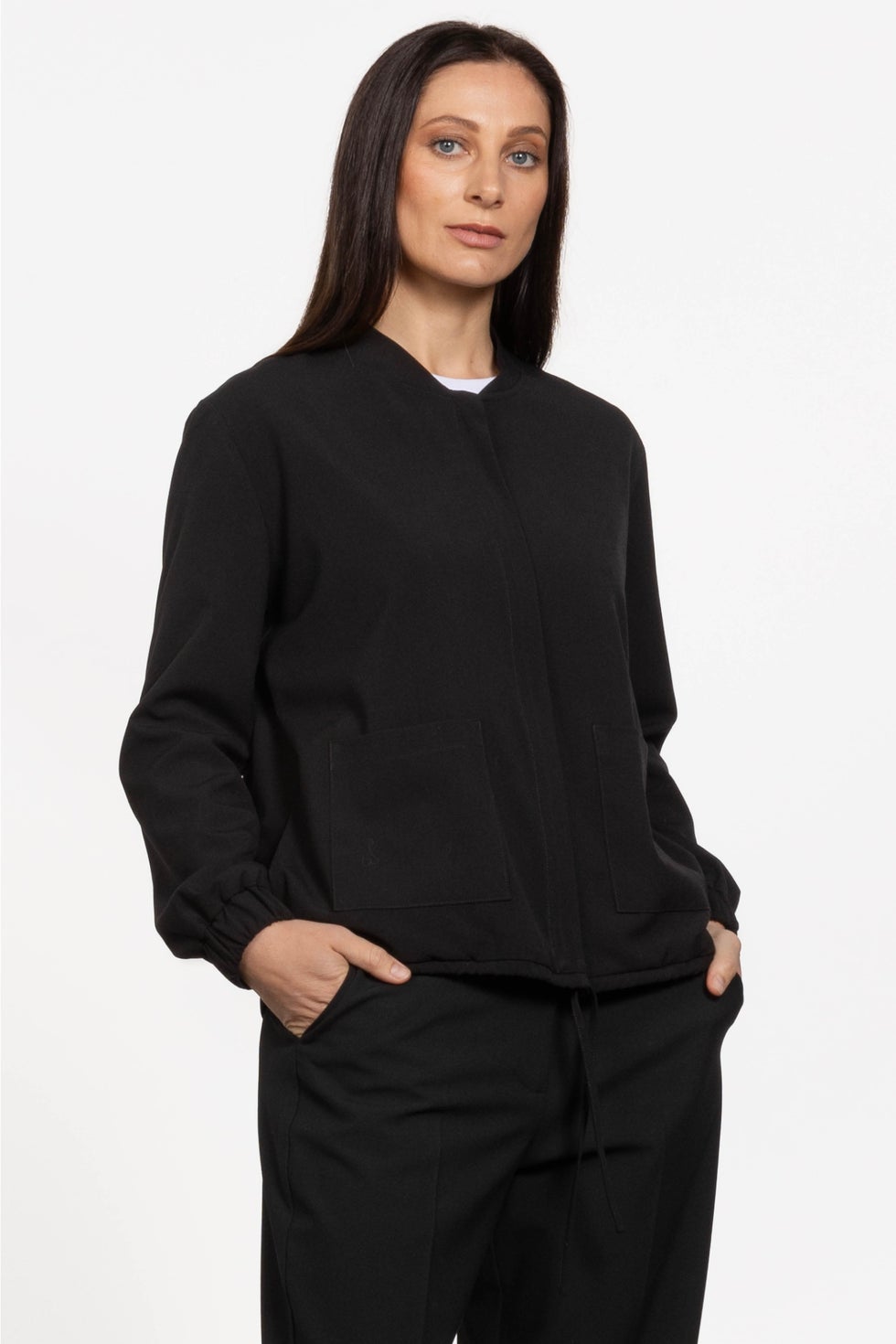 Simone Bomber Jacket in Black