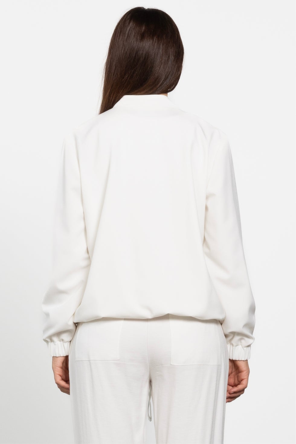 Simone Bomber Jacket in White