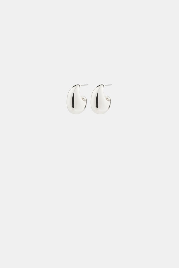 Single Intent Earrings in Metallic