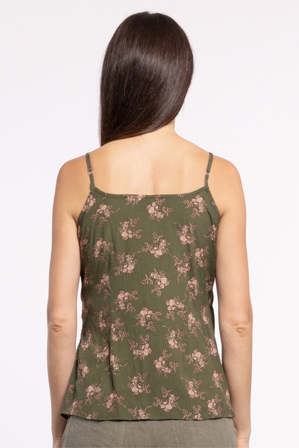 Skye Wrap Top in Green