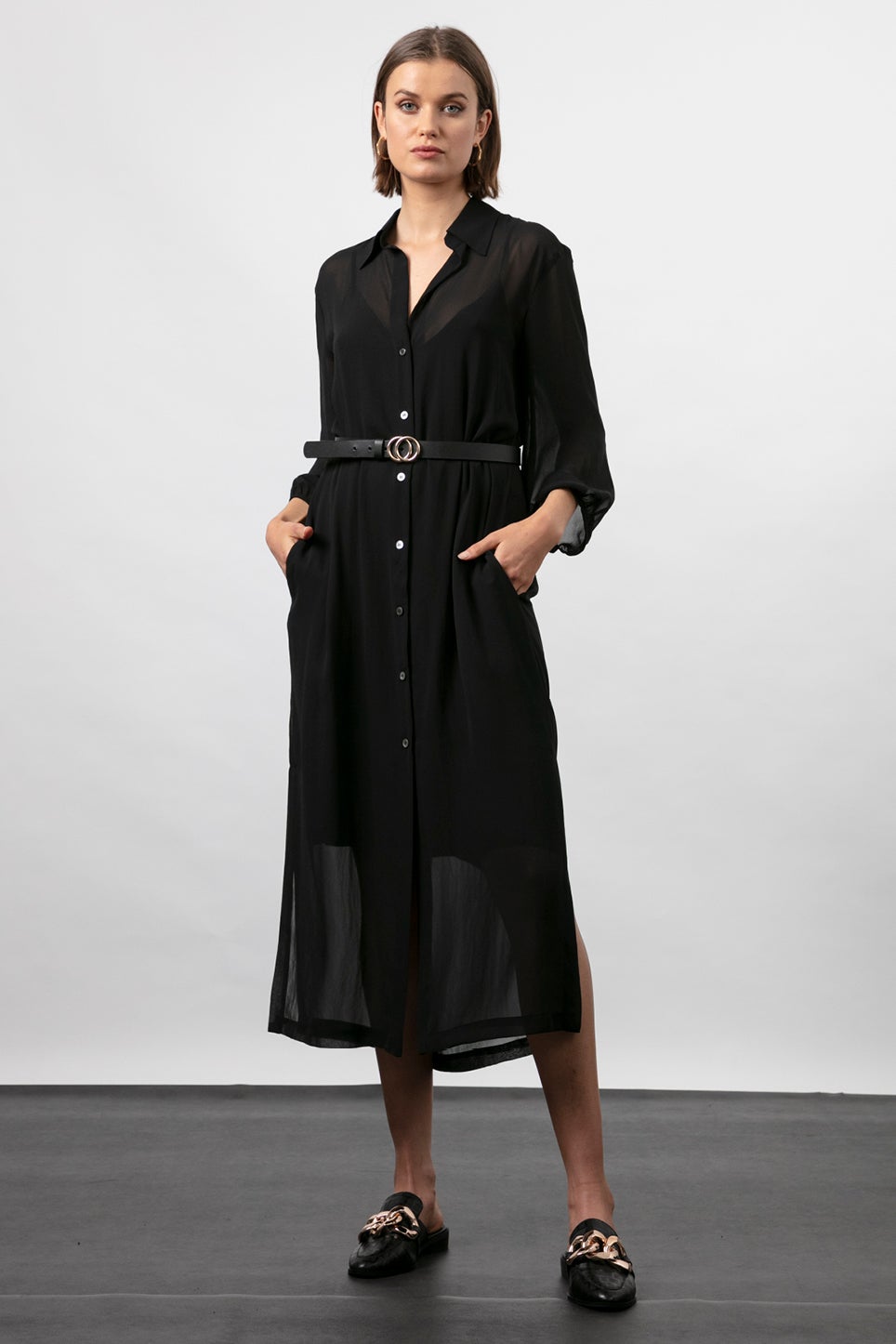 Black Shirt Dress Nz
