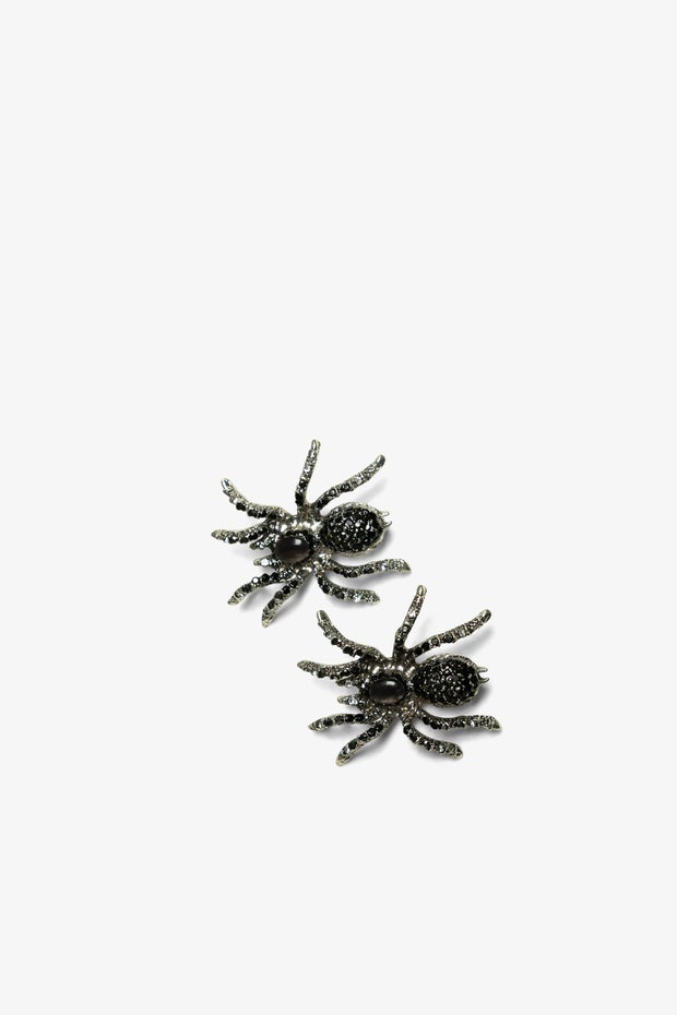 Spider Brooch (set Of Two) in Black