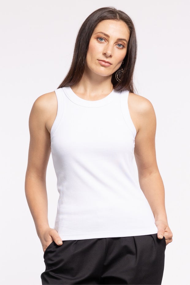Staple Tank in White