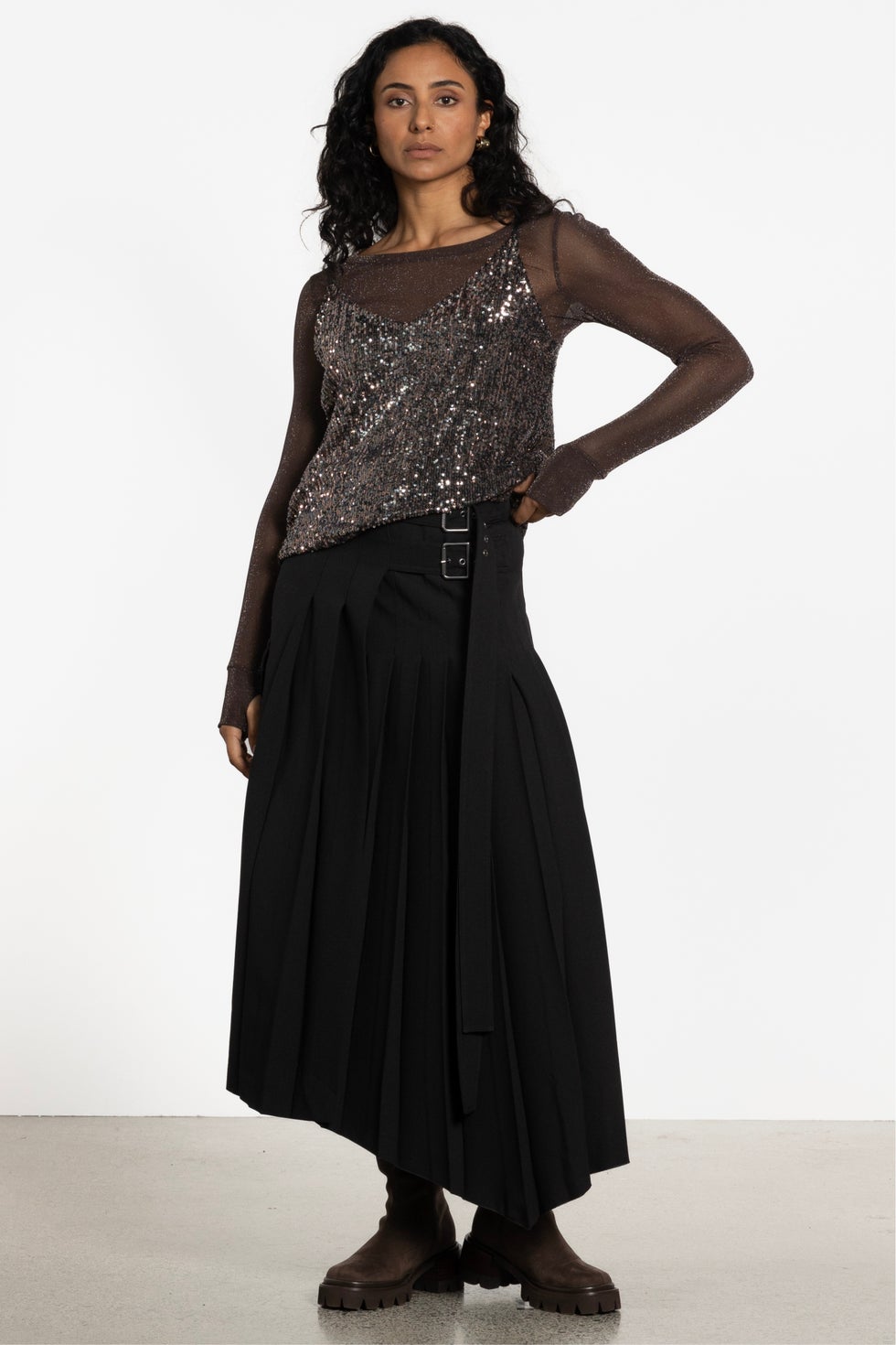 Starlight Sequin Cami in Metallic