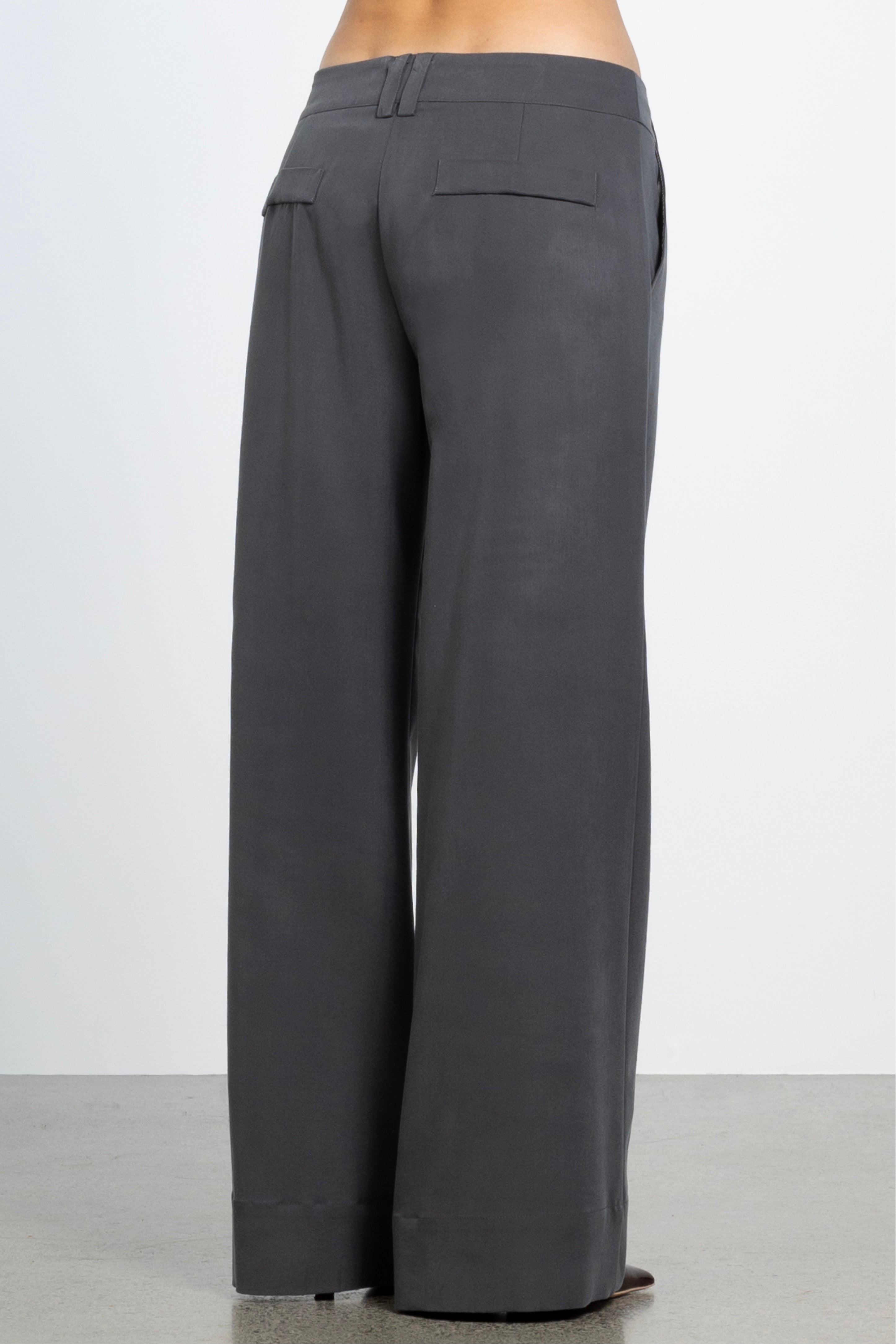 Loose fitting wide leg wool pants women 4638 Loose fitting wide leg wool pants women 4638