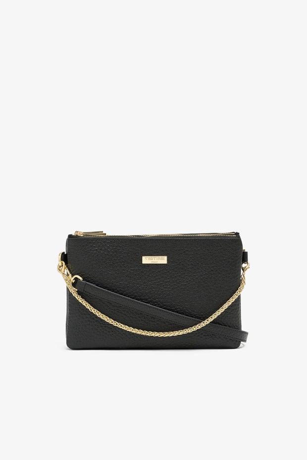 Tessa Trio Crossbody in Black