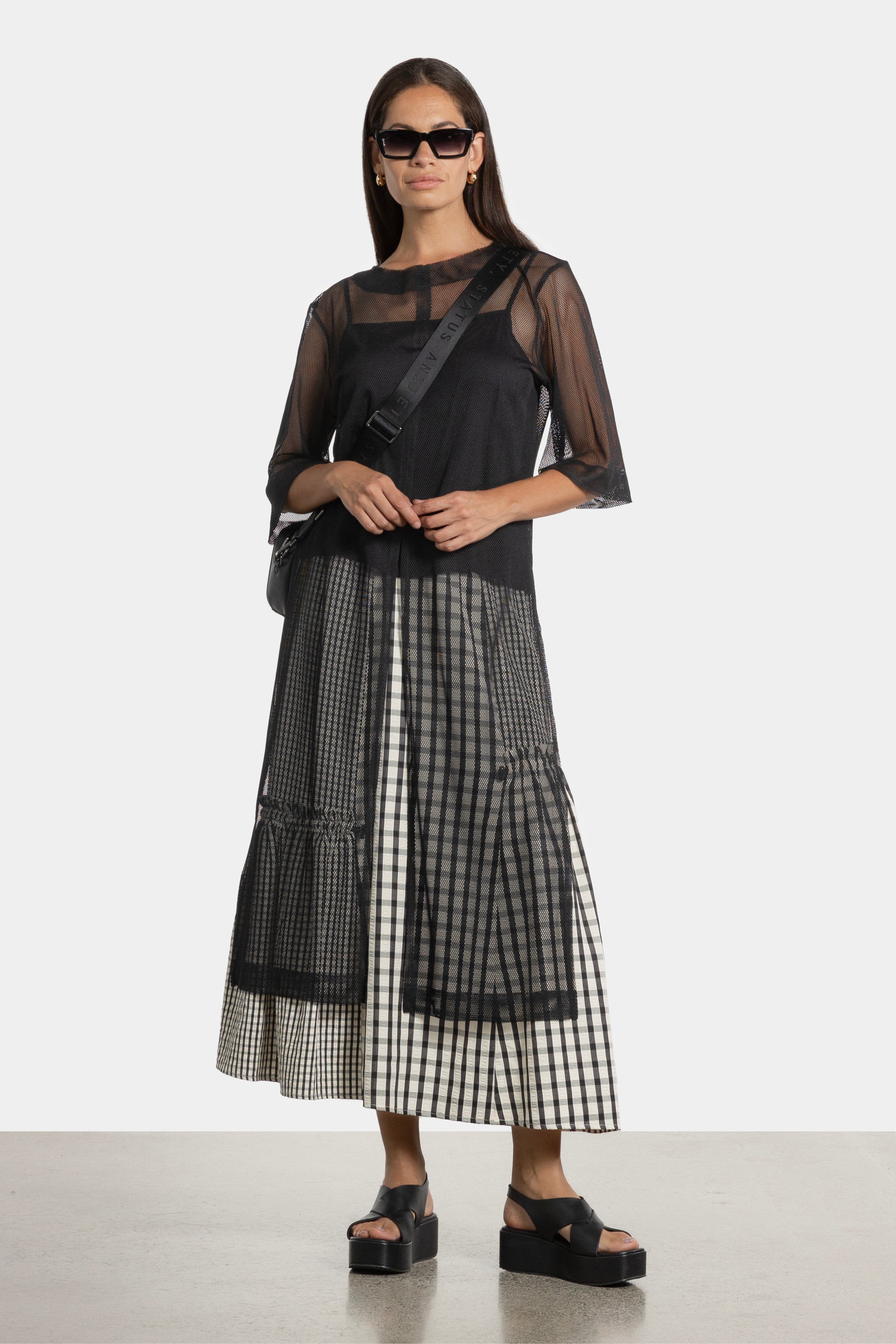 【black collection】balloon cami tunic TUNIC