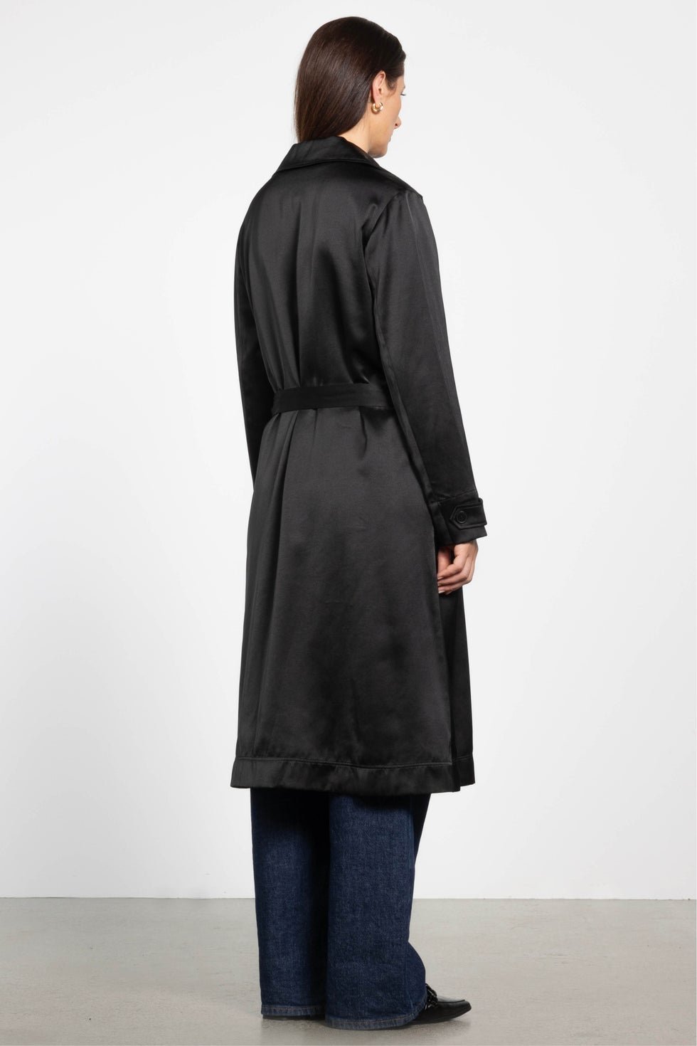 Tracey Trench Coat in Black