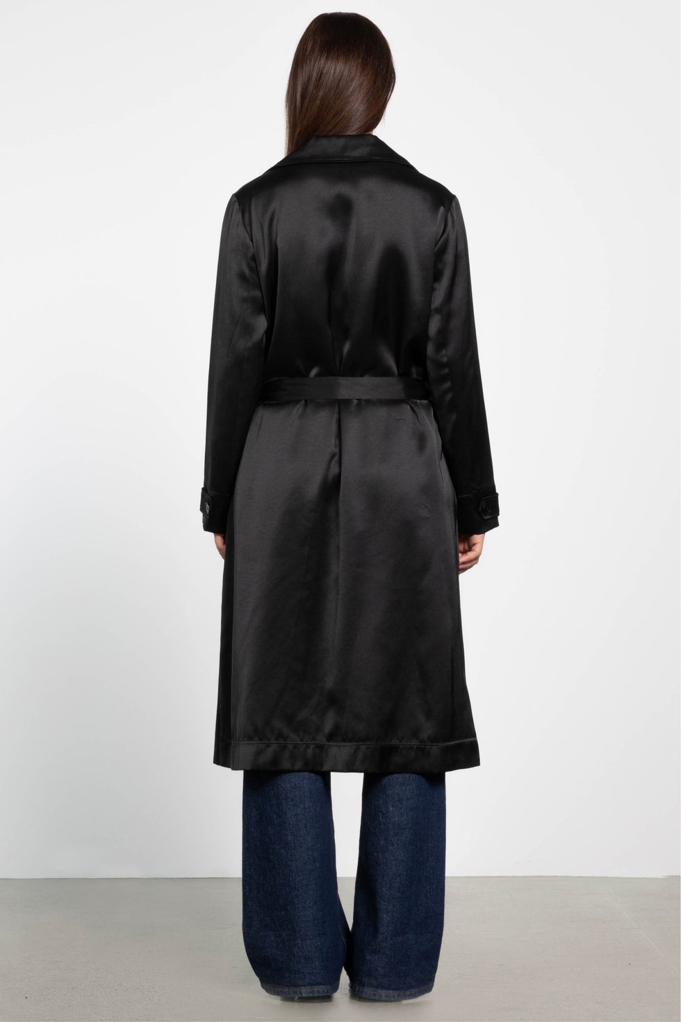Tracey Trench Coat in Black