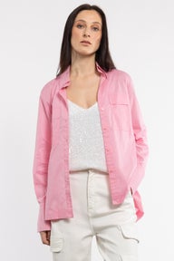Valencia Cotton Shirt in Pink