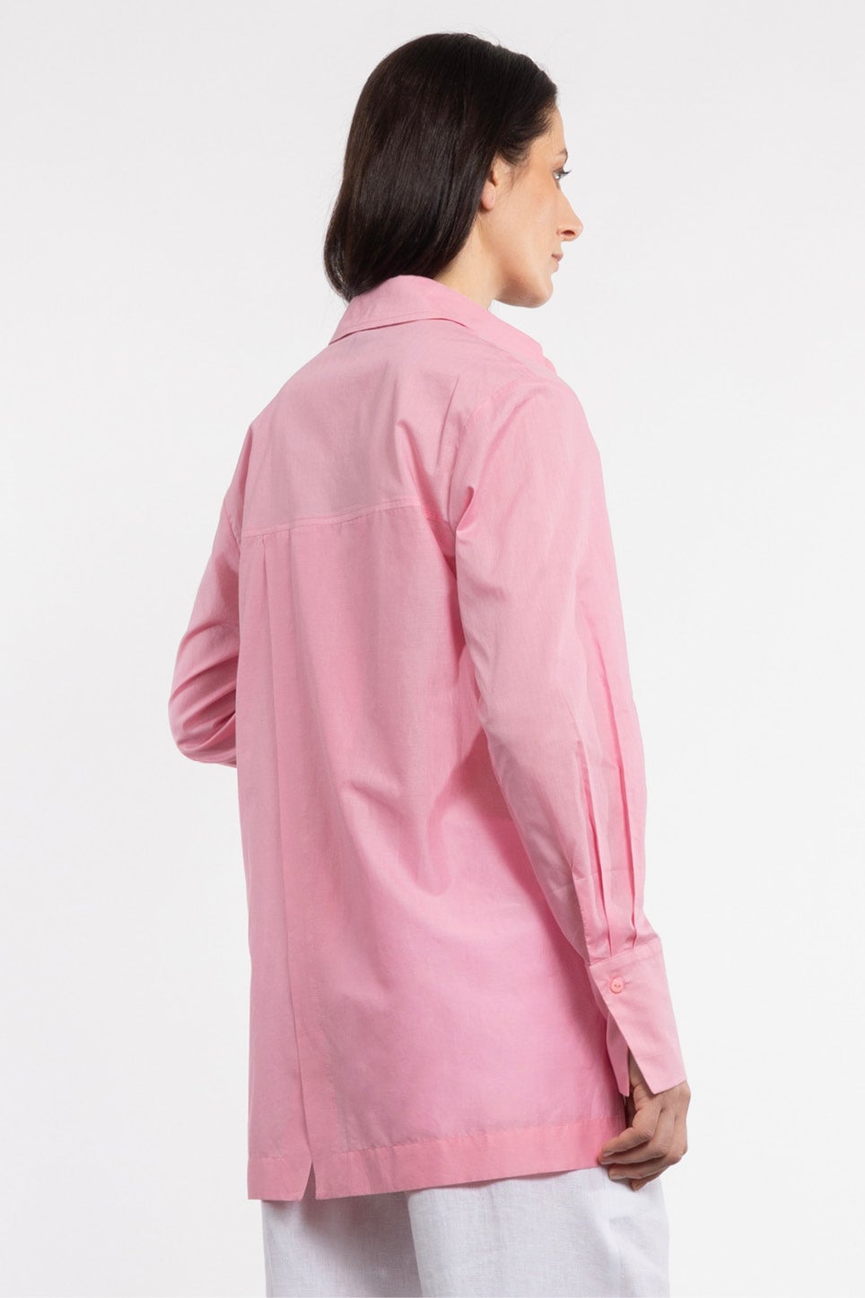 Valencia Cotton Shirt in Pink