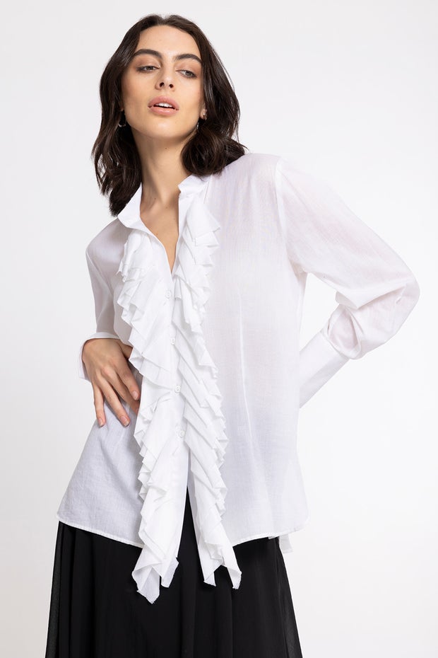 Valentine Blouse in White
