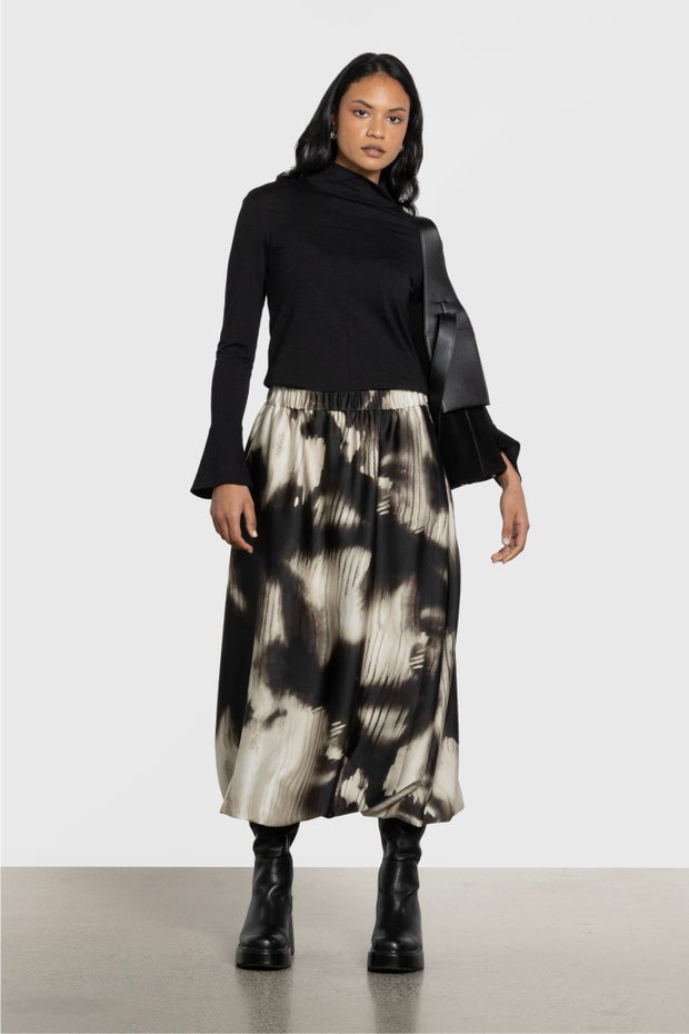 Vita Merino Blend Top in Black