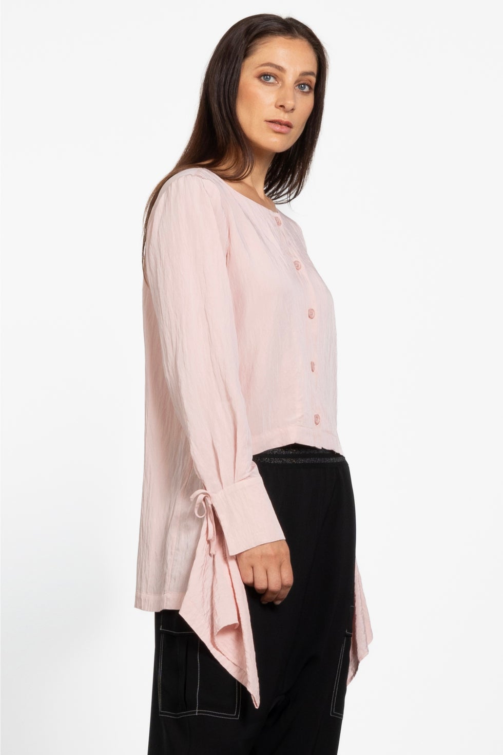 Voltaire High-low Shirt in Pink