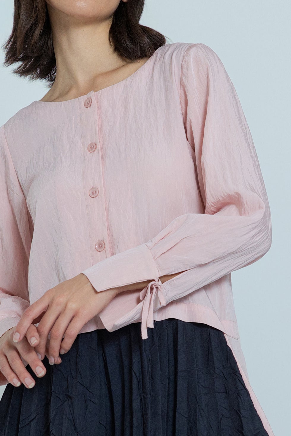 Voltaire High-low Shirt in Pink