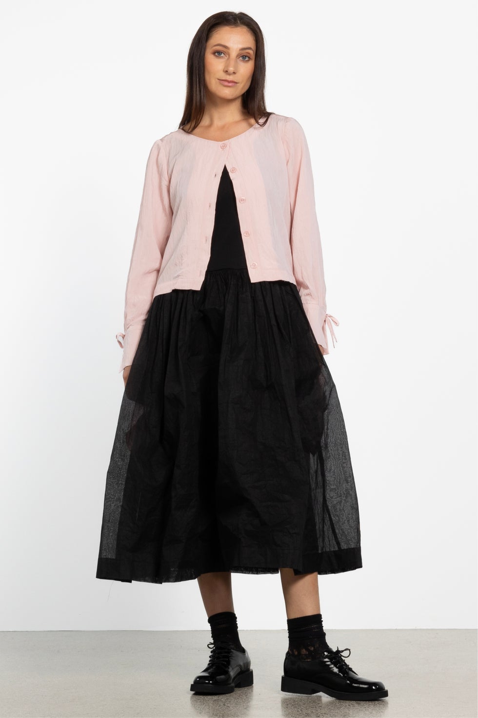 Voltaire High-low Shirt in Pink