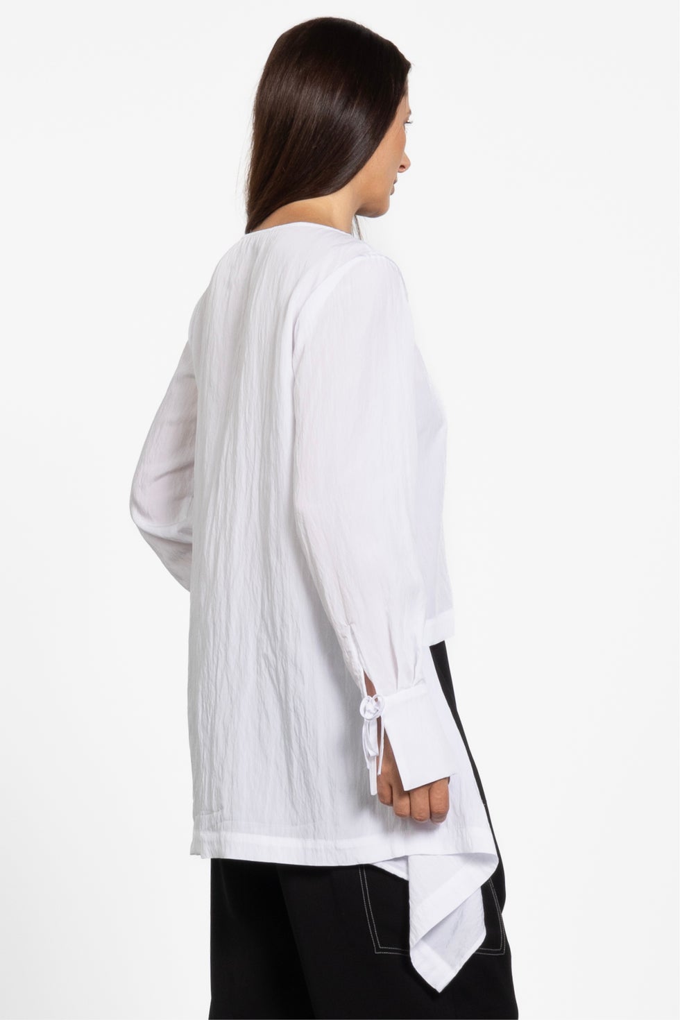Voltaire High-low Shirt in White