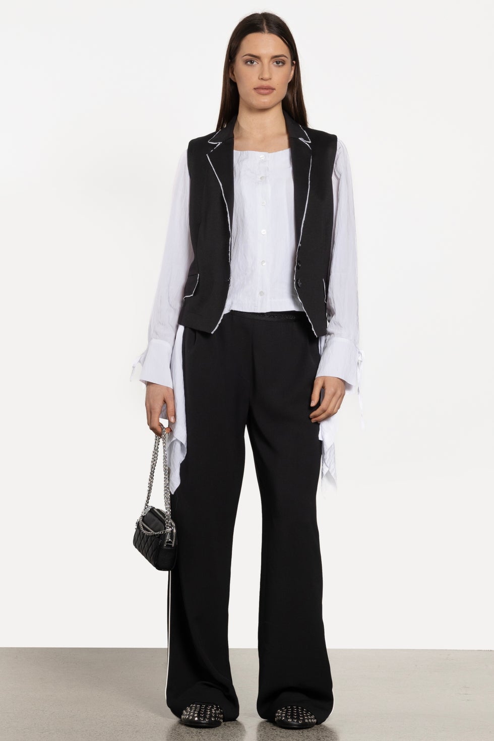 Voltaire High-low Shirt in White