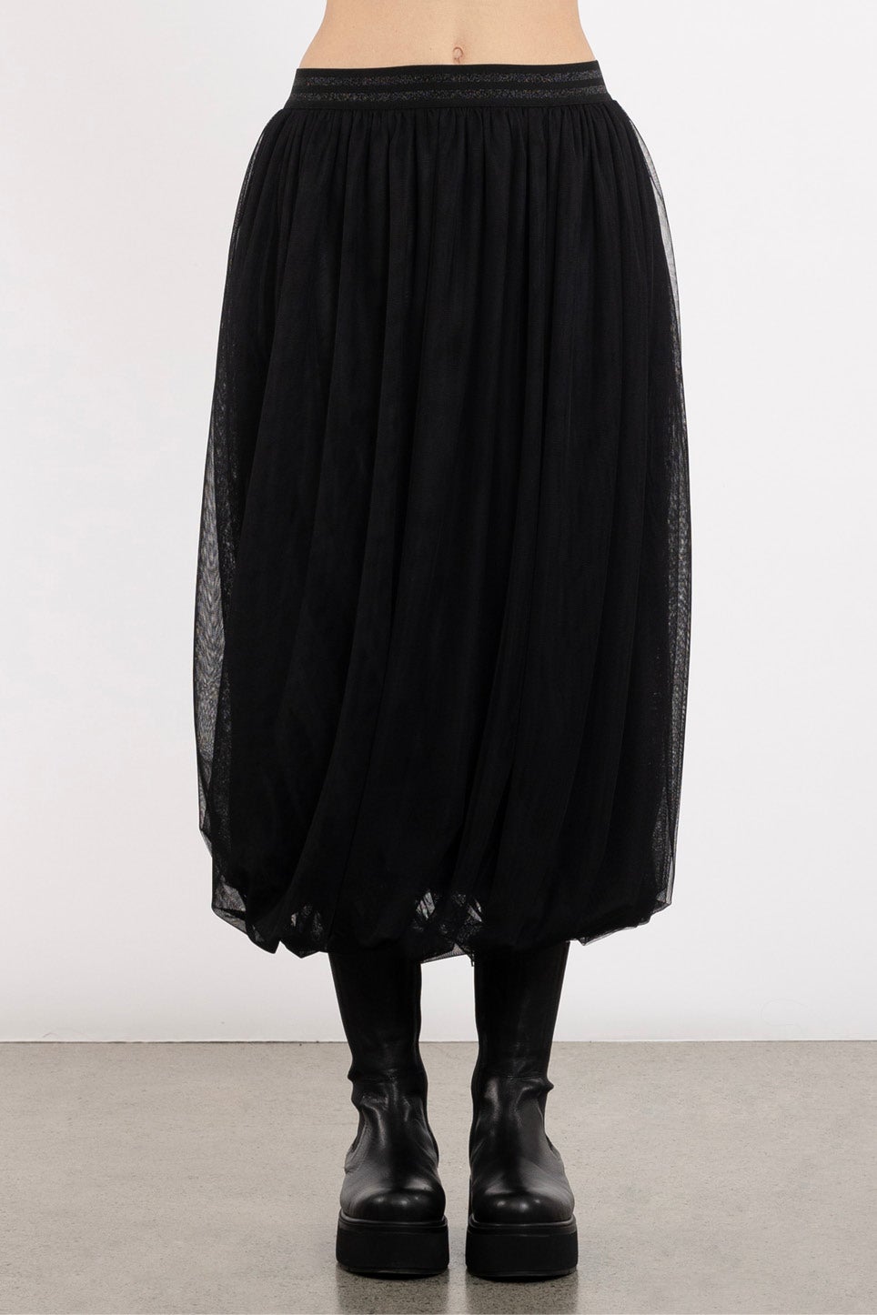 Waverly Tulle Skirt in Black Repertoire