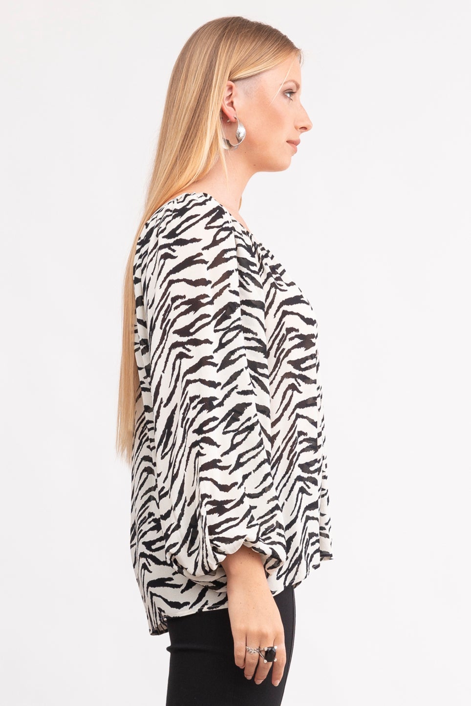 Zeb Blouse in Animal Print | Made in NZ | Repertoire Zeb Blouse in Animal Print | Made in NZ | Repertoire