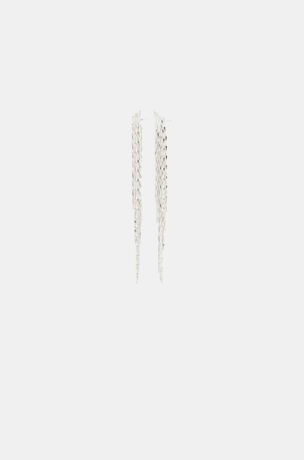Zenobia Earrings in Metallic