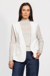 Ziva Waistcoat in White