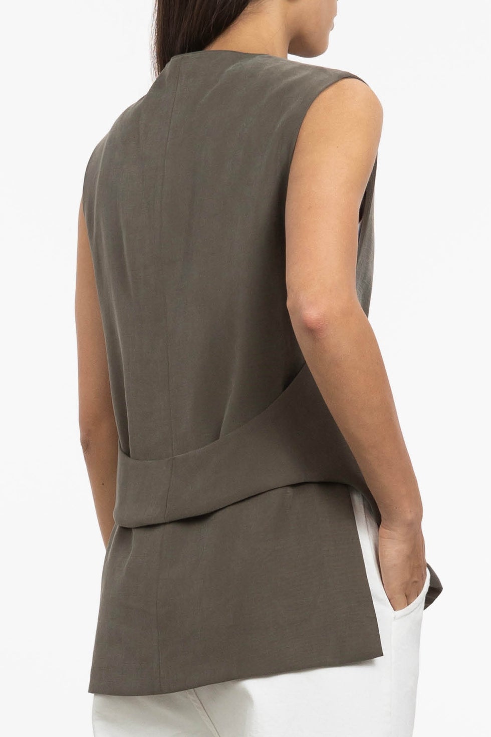 Ziva Waistcoat in Green